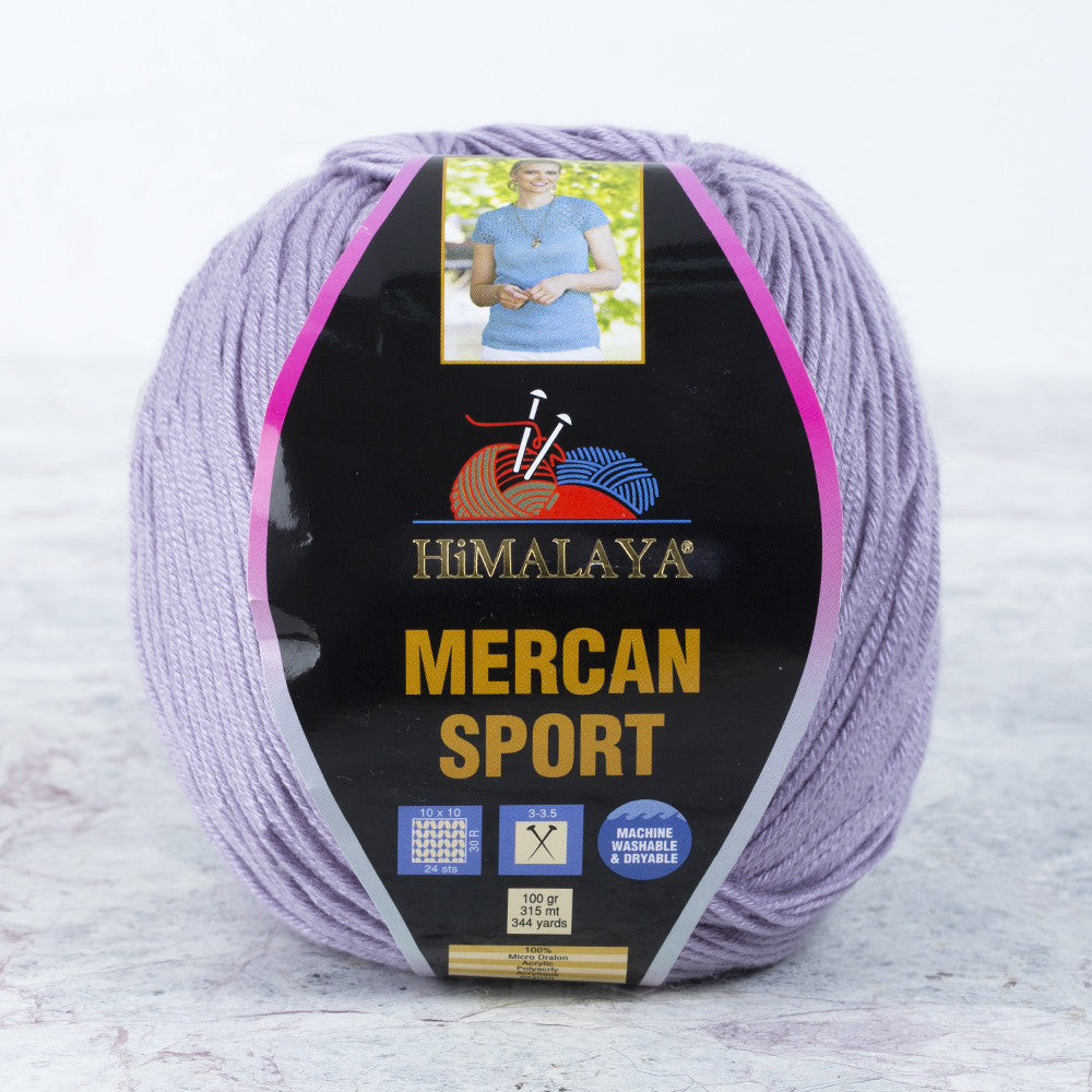 Himalaya Mercan sport Lila El Örgü İpi - 101-40